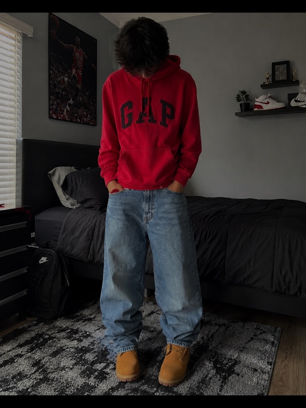 GAP Men's XS red Hoodie